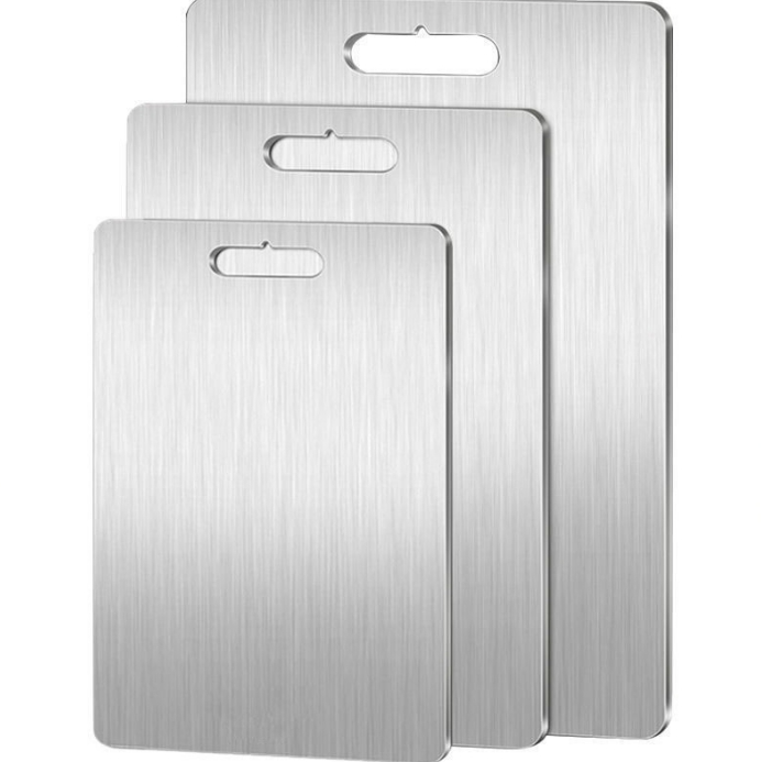 Stainless steel cutting board