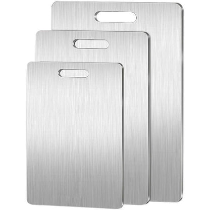 Stainless steel cutting board