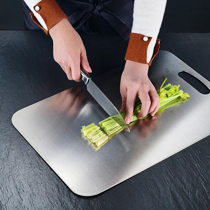 Stainless steel cutting board